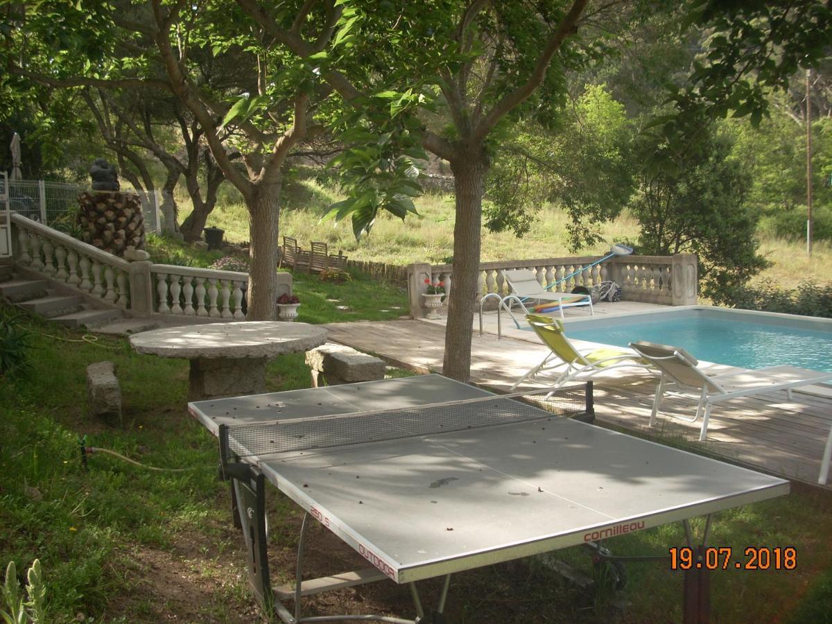 Chambre Independante Climatisee, Cuisine D'Ete, Piscine Sartène Extérieur photo
