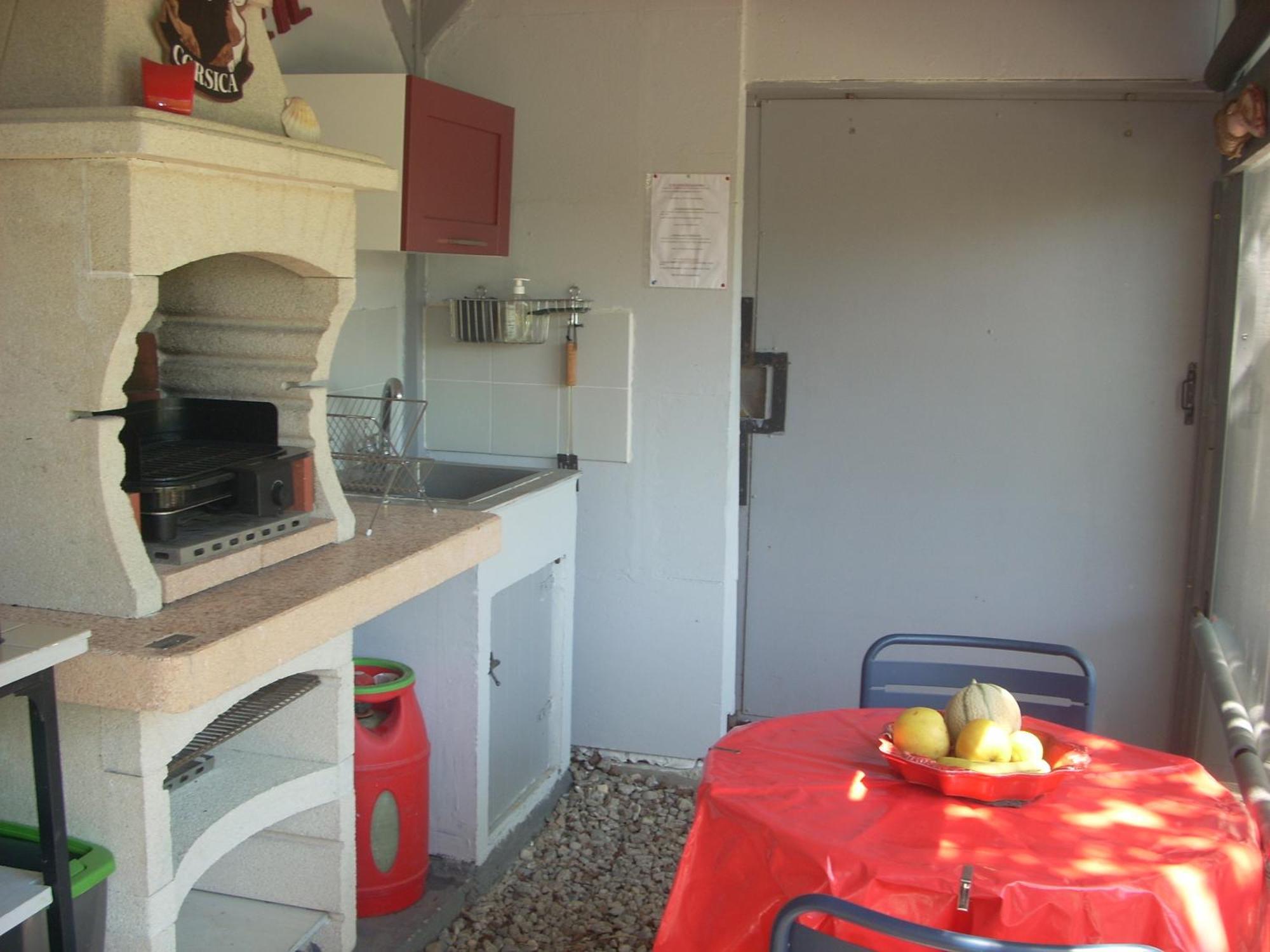 Chambre Independante Climatisee, Cuisine D'Ete, Piscine Sartène Extérieur photo